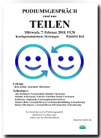 Podiumsgespräch: rund ums TEILEN